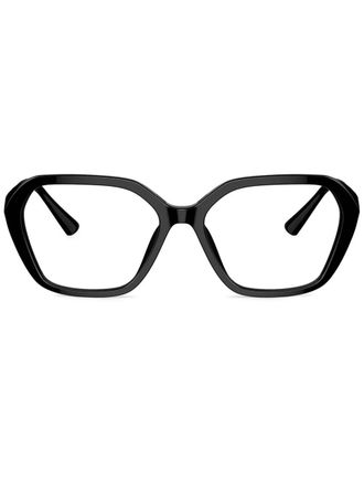 Jimmy Choo Eyewear Occhiali oversize - Nero