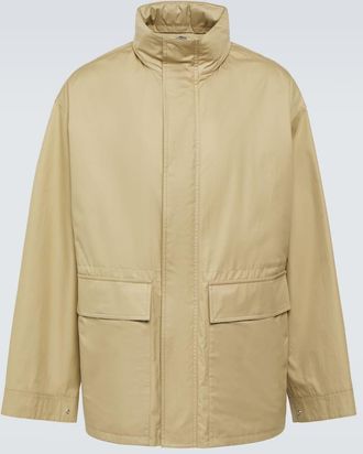 Burberry EKD embroidered cotton jacket
