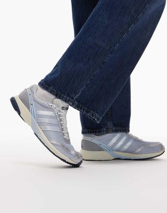 adidas Originals Adios OG - Sneakers azzurre e color crema-Blu