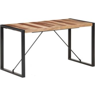 vidaXL Mesa De Comedor Madera Maciza 140x70x75 Cm Vidaxl