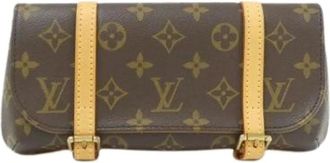 Louis Vuitton Pre-owned Cross Body Bags, female, Brown, Size: ONE SIZE Pre-owned Monogram Fanny Pack Pochette