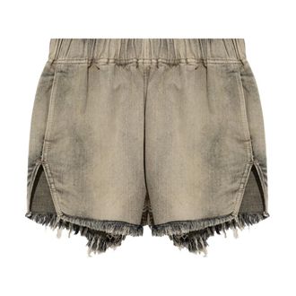 Rick Owens Shorts Deshilachados - Shorts - Mujer - Gris - XS