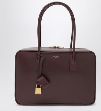 Saint Laurent Bordeaux Sac De Jour Bowling Bag