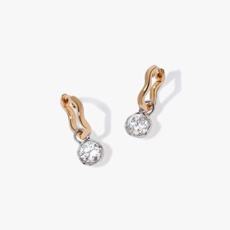 Annoushka Whoopsie Daisy Small Hoop 0.50ct Diamond Earrings