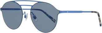 Web Eyewear Blue Metal Sunglasses