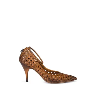 Miu Miu Woven Leather Pumps