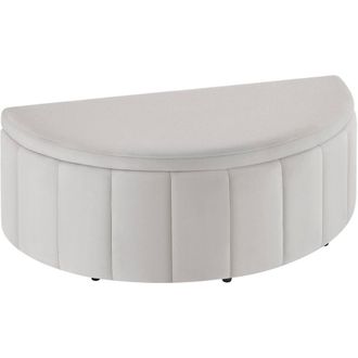 TecTake Upholstered Bench Moon in Taupe