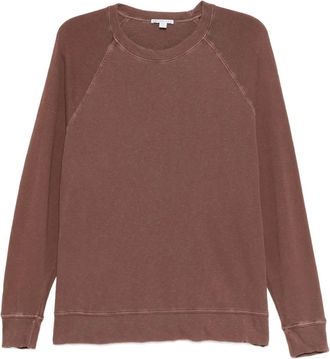 James Perse vintage french terry sweatshirt - Brown
