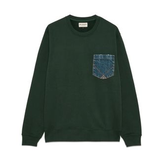 Roy Rogers Felpa girocollo - - Sweatshirts & Hoodies - Uomo - Verde - M