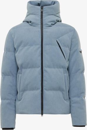 Genti Corduroy Bomber Jacket | Blauw
