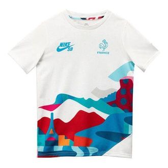 Nike SB x Parra France Federation Kit Crew Jersey White Multi CT6146-100