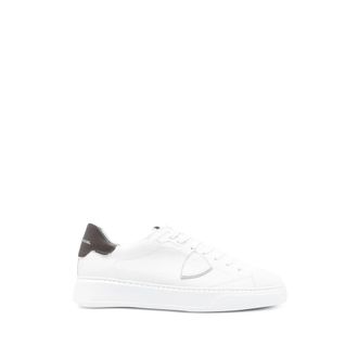 Philippe Model Temple Logo-patch Leather Sneakers