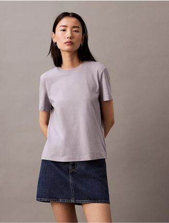Calvin Klein Jeans Calvin Klein Womens Archive Logo T-Shirt - Purple - XS