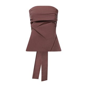 ottod'Ame OttodAme Top - - Tops - Donna - Marrone - M
