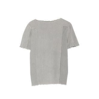 BASERANGE Ribbed-knit Boat-neck T-shirt