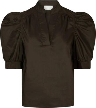 Neo Noir Dames, Blouses & Shirts, Bruin, Maat: 2XL Katoen