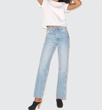 Re/Done 90S High Rise Loosie Jean In Worn Blue