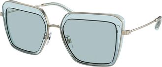 Tory Burch TY6099 Asian Fit 3364/0 Womens Sunglasses Blue Size 53