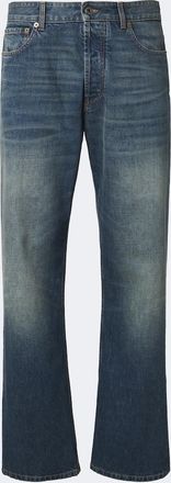 Miu Miu Jeans rectos desgastados