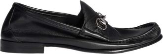 Gucci Black Lugano Loafers