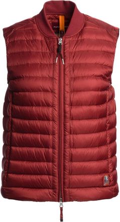 Parajumpers Womens Rosanna Dark Carmine Red Down Gilet Nylon - Size Small