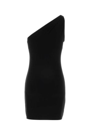 Norma Kamali Womens Black Jersey Mini Dress Exterior: Polyester Elastane Abiti