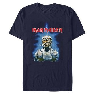 Iron Maiden Mens Iron Maiden Unchained Logo Graphic T-Shirt in Navy Blue at Nordstrom, Size Xxx-Large
