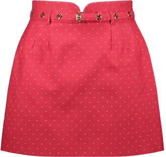 Red Valentino Shorts gonna elegante - female - RED Valentino - Short Shorts - Red - XS - Shorts