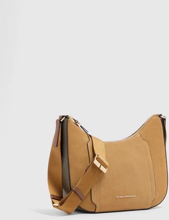 Piquadro W92 Crossbody Tas - Dames - Schoudertassen - Geel - ONE Size - Leer - Tassen
