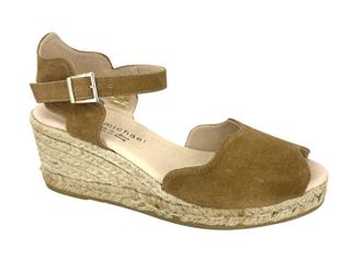 Eric Michael Womens Lupa Scallop Espadrille In Mustard