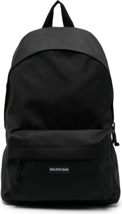 Balenciaga Explorer Rugzak - Heren - Tassen - Zwart - Maat: ONE Size Katoen