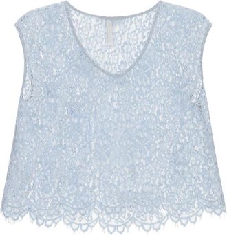 Imperial Top - Dames - Blouses - Blauw - XS - Overhemden