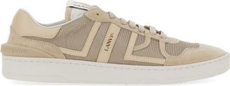 Lanvin Beige Lace Up Sneakers
