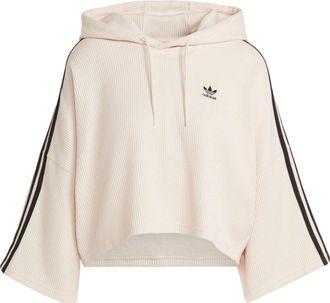 adidas (WMNS) adidas Crop Hoodies Beige IC5461