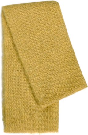 Maria McManus Ribbed-knit Alpaca-blend Scarf - Orange - One Size
