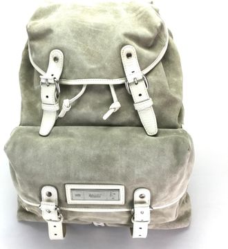 Bally Beige Leather Backpack (Pre-Owned)