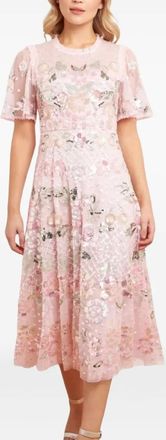 Needle & Thread Abito midi Rosalie con paillettes