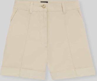 Boss Orange by Hugo Boss BOSS Orange Relaxed Fit Shorts aus Baumwoll-Mix Modell TANESSA-D in Sand, Gr&ouml;&szlig;e 36