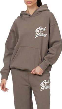 Good For Nothing Funk Relaxed Hoodie in Brown at Nordstrom, Size X-Small Uk