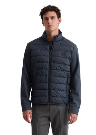 Marc O'Polo Steppjacke MARC OPOLO, Herren, Gr. L, schwarz navy, Obermaterial: 100% Polyester, Rippb&uuml;ndchen, Jacken Steppjacke, Zwei-Wege-Zipper