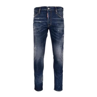 Dsquared2 Slim-fit Jeans, male, Blue, Size: 2XS Slim-fit Jeans