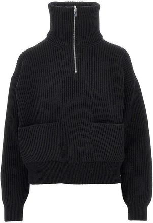 Alaia Wool and cashmere Trucker sweater Woman 36