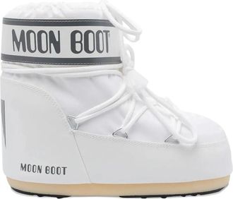 Moon Boot Classic Low Snow Laarzen - Heren - Schoenen - Wit - Maat: 45 EU Polyamide