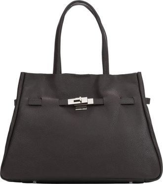 Estro & Luminara Tote Bag - Dames - Shoppers - Bruin - ONE Size - Leer - Tassen