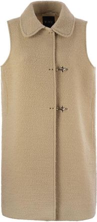 Fay Bouclé Fabric Waistcoat