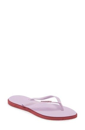 Havaianas Slim Pointed Toe Flip Flop in Amaranth at Nordstrom Rack, Size 9/10