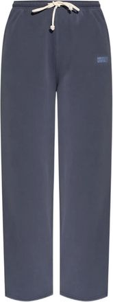 American Vintage Izubird drawstring cotton trousers - Blue
