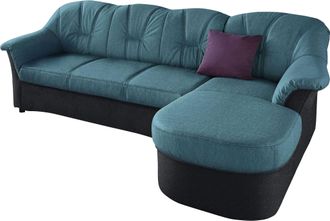 Domo Collection Ecksofa »Flores Schlafsofa, B/T/H: 233/142/86 cm, L-Form« wahlweise mit Bettfunktion, wahlweise mit Federkern, auch in Leder