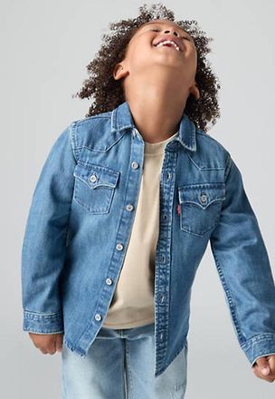 Levi's Camicia western New Barstow per ragazzi - Uomo - 3A - Neutral / Vintage Stone