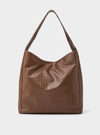 Simons Womens Basketweave tote bag